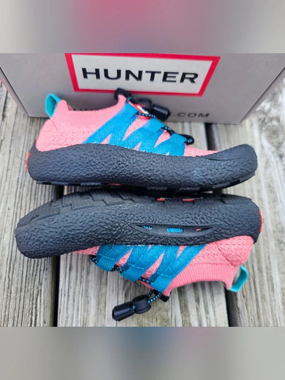 Hunter Tiddler Pink & Blue Water Shoe